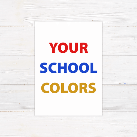 Dark Wooden Background - your school colors