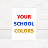 School Colors Cap and Tassel - goprintplus