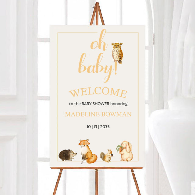 Cute Animals Sign - goprintplus