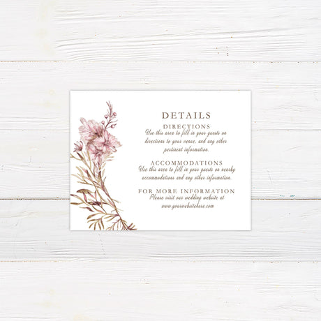 Dainty Branches Details Cards - goprintplus