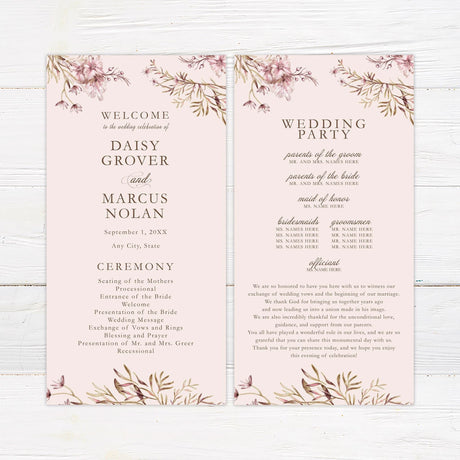 Dainty Branches Invitations - goprintplus