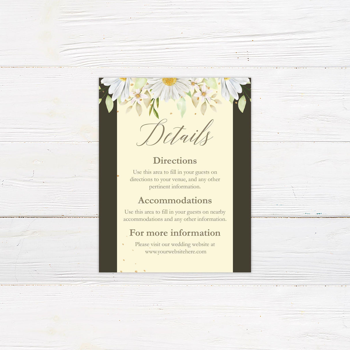 Daisy Invitations - goprintplus