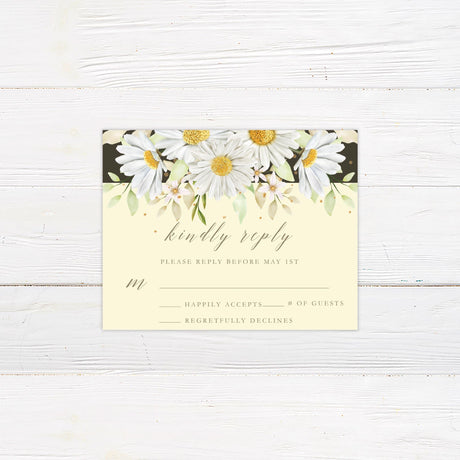 Daisy Invitations - goprintplus