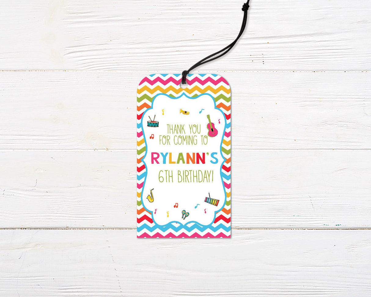 Dance Birthday Favor Tag - goprintplus