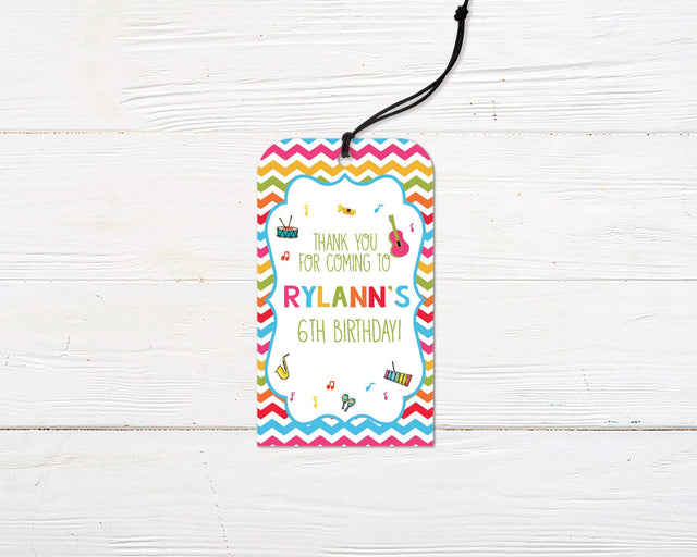 Dance Birthday Favor Tag - goprintplus