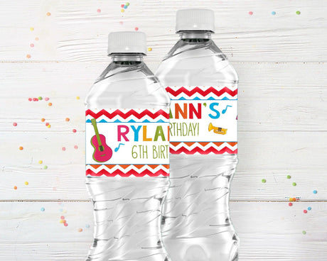 Dance Birthday Water Bottle Labels - goprintplus