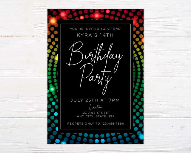 Dance Party Invitation - goprintplus