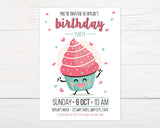 Dancing Cupcake Invitation - goprintplus