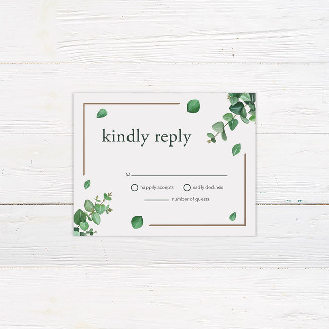 Dark Eucalyptus RSVP - goprintplus