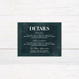 Dark Green Floral Invitations - goprintplus