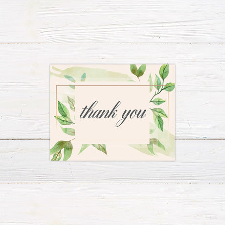 Daydream Peach Thank You Card - goprintplus