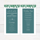 Deep Green Eucalyptus Invitations - goprintplus