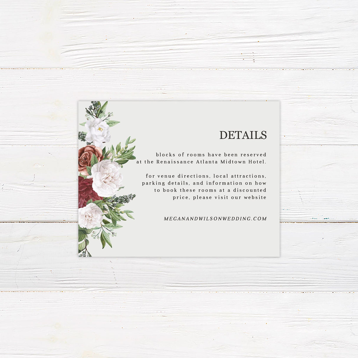 Deer Horn Details Cards - goprintplus