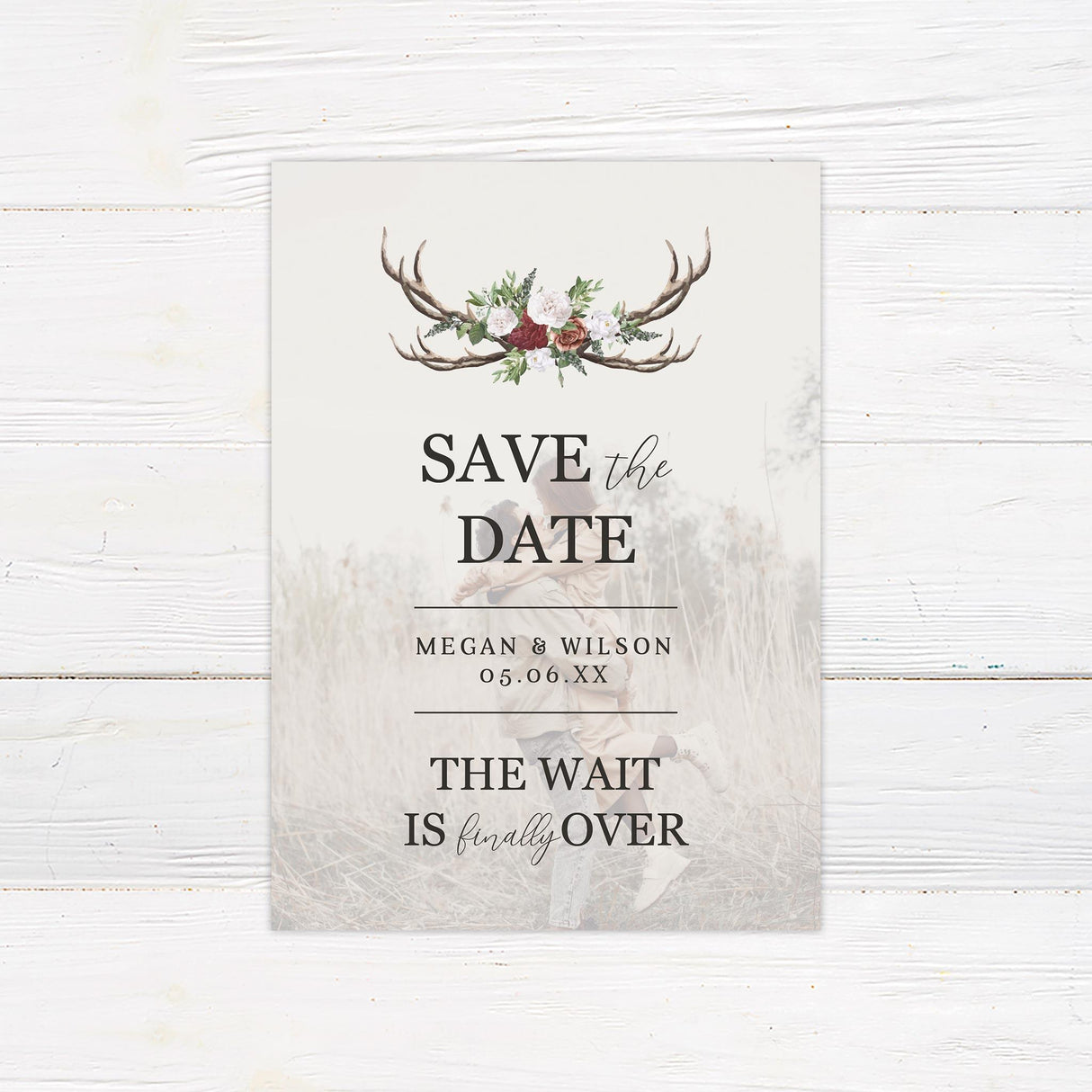 Deer Horn Invitations - goprintplus