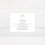 Delicate Shield Invitations - goprintplus