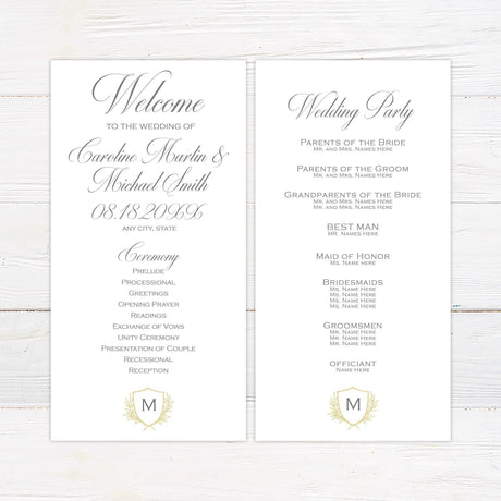 Delicate Shield Invitations - goprintplus