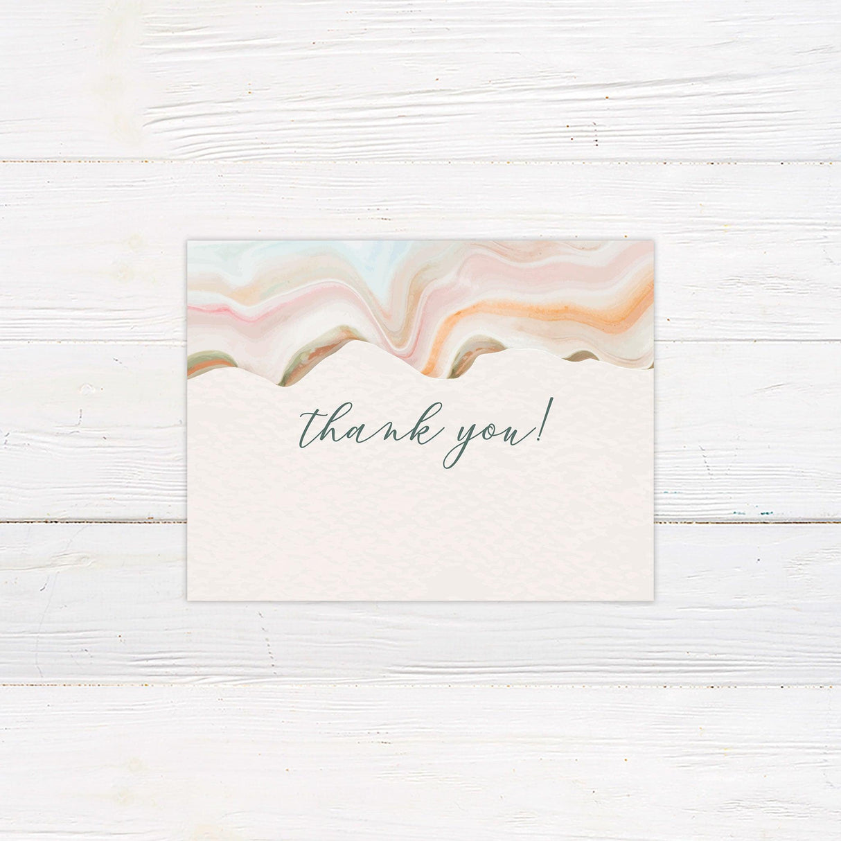 Desert Sand Thank You Card - goprintplus