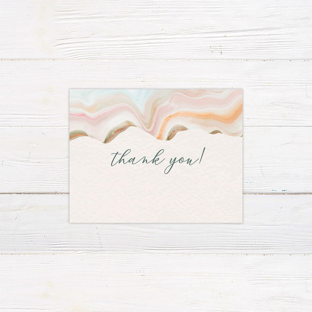 Desert Sand Thank You Card - goprintplus