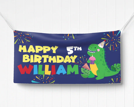 Dino Birthday Banner - goprintplus