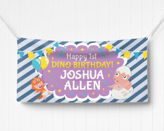 Dinosaur Birthday Banner - goprintplus