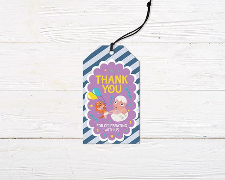 Dinosaur Birthday Favor Tag - goprintplus