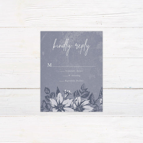 Distressed Blue Invitations - goprintplus