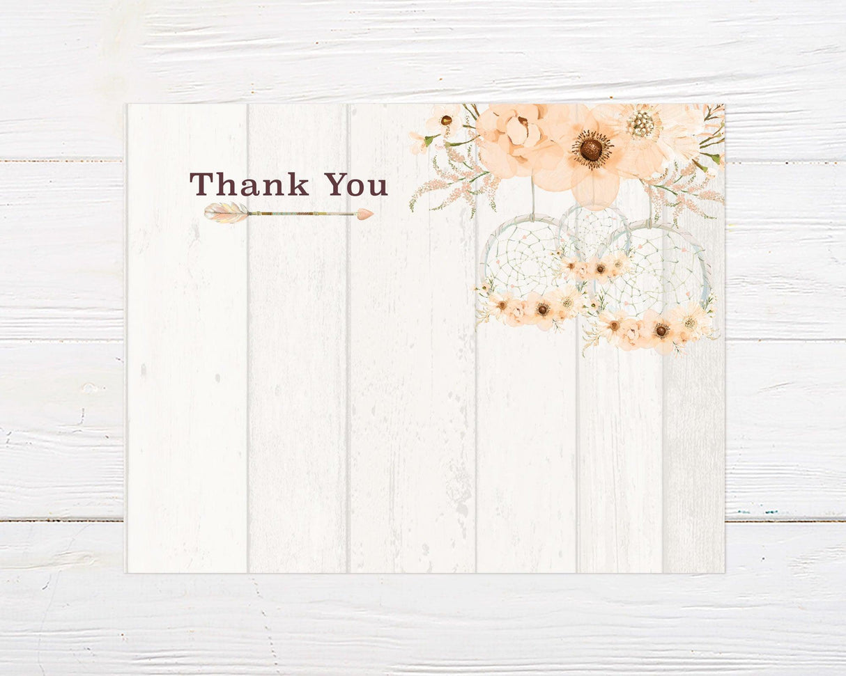 Dream Catcher Thank You Card - goprintplus