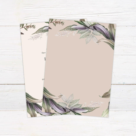 Dreamy Floral Invitations - goprintplus