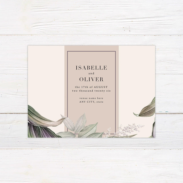 Dreamy Floral Save The Date - goprintplus