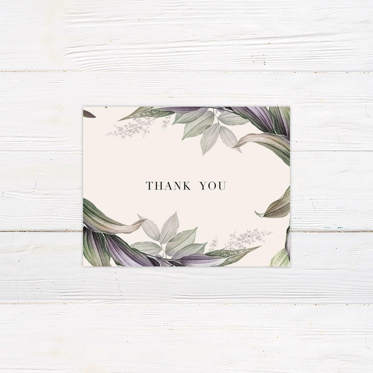 Dreamy Floral Thank You Card - goprintplus