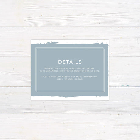 Dusty Blue Details Cards - goprintplus