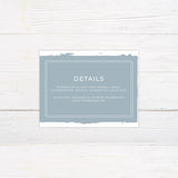 Dusty Blue Invitations - goprintplus