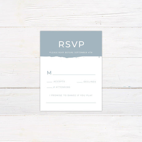 Dusty Blue Invitations - goprintplus