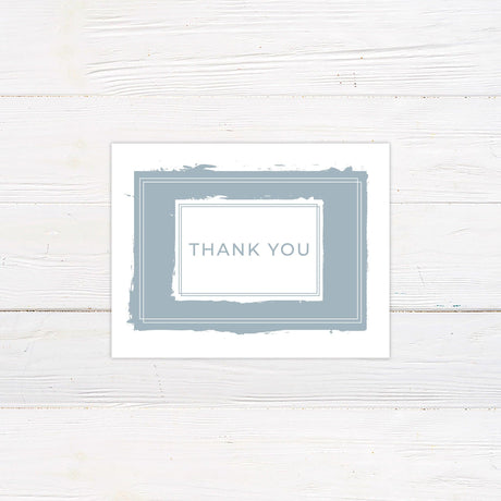 Dusty Blue Thank You Card - goprintplus