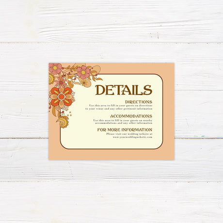 Earth Tone Floral Invitations - goprintplus