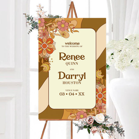 Earth Tone Floral Invitations - goprintplus