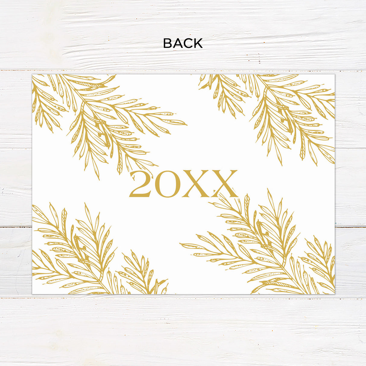 Elegant Collage Christmas Gatefold Card