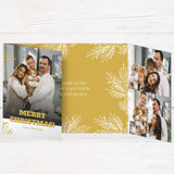 Elegant Collage Christmas Gatefold Card