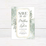 Elegant Greenery Invitations - goprintplus