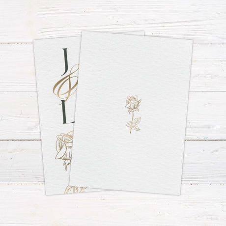 Elegant Initials Invitations - goprintplus