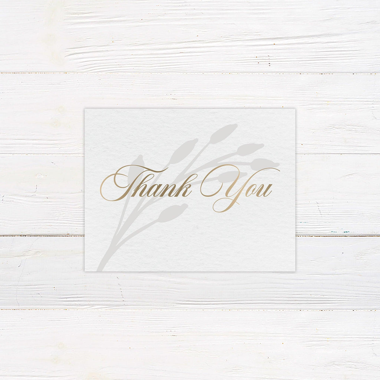 Elegant Initials Thank You Card - goprintplus