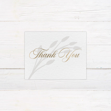 Elegant Initials Thank You Card - goprintplus