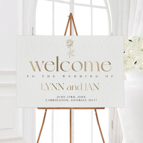 Elegant Initials Sign - goprintplus