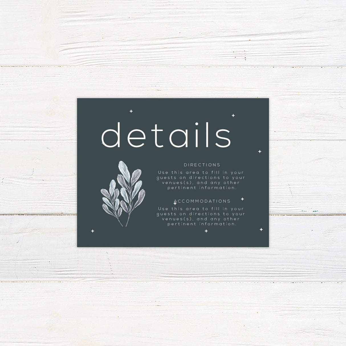 Elegant Leaves Invitations - goprintplus