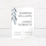 Elegant Leaves Invitations - goprintplus