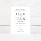 Elegant Lines Invitations - goprintplus