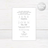 Elegant Lines Foil Invitation - goprintplus