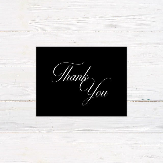 Elegant Lines Thank You Card - goprintplus