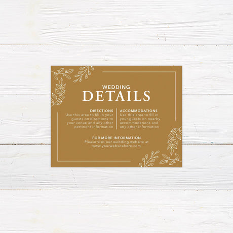 Elegant Monogram Details Cards - goprintplus