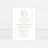 Elegant Monogram Invitations - goprintplus